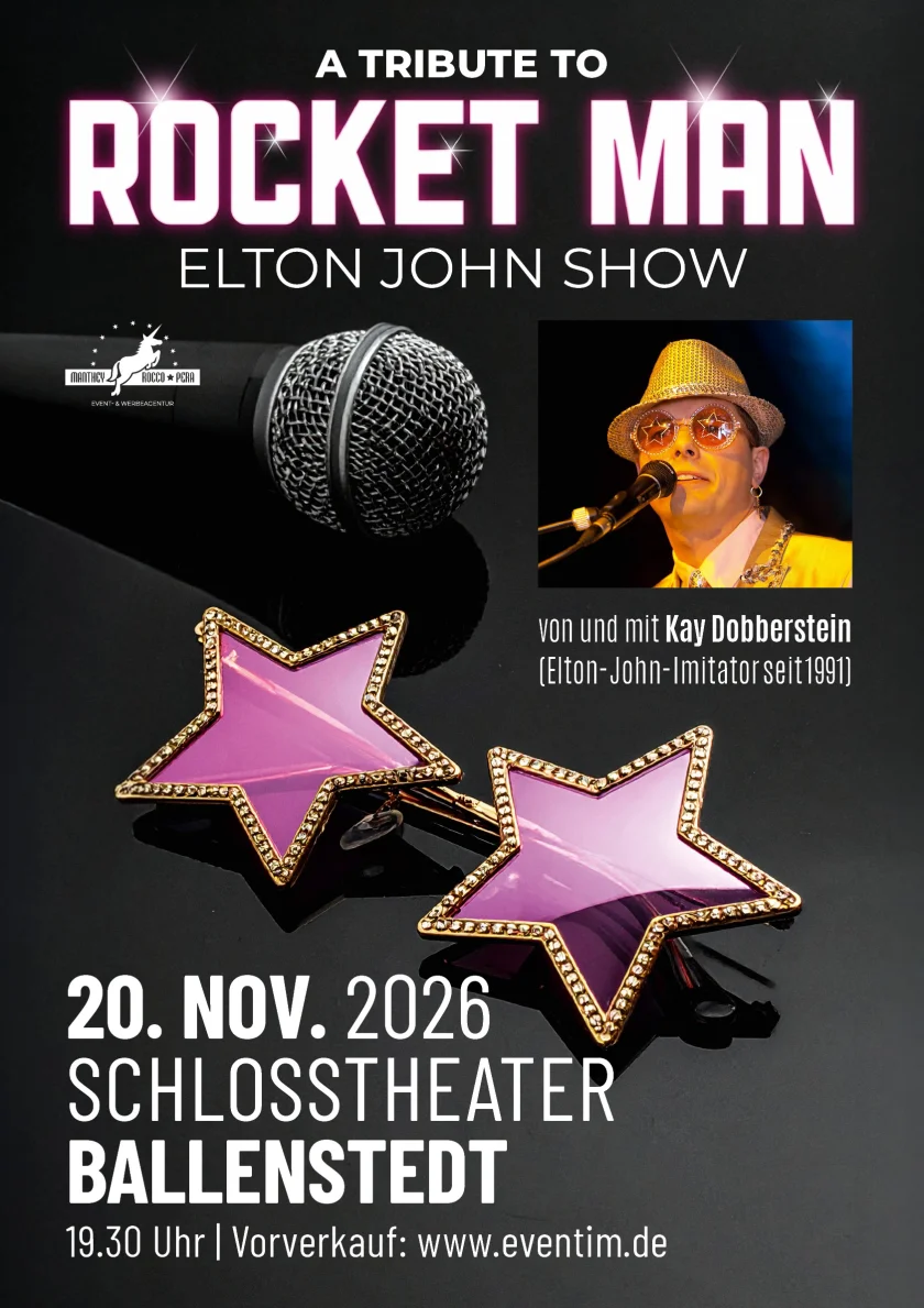 A TRIBUTE TO ROCKET MAN - Die Elton-John-Show - Kay Dobberstein ist ein ausgebildeter Pianist und Sänger.