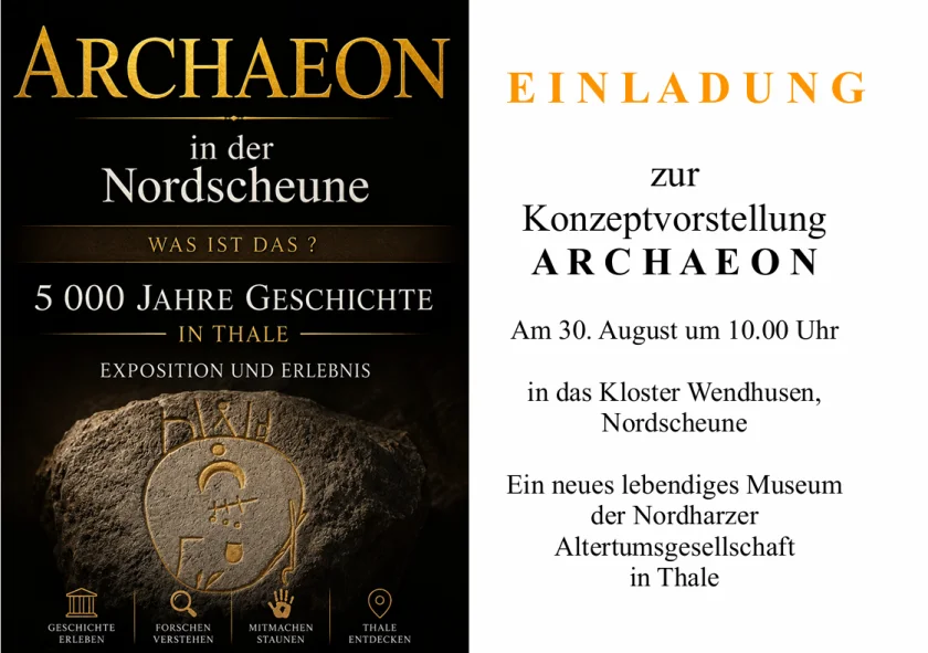 ARCHAEON in der Nordscheune - 5000 Jahre Geschichte in Thale