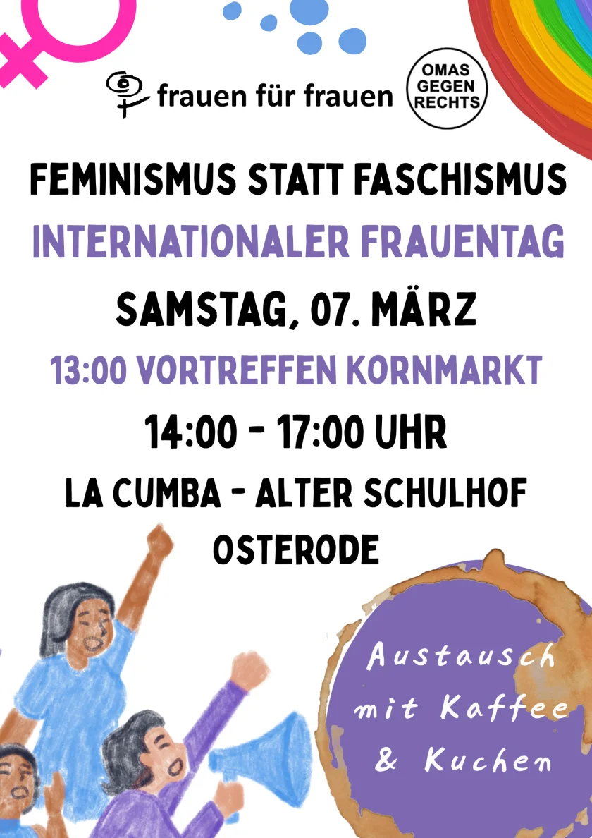 Austausch zum Frauentag : Feminismus statt Faschismus