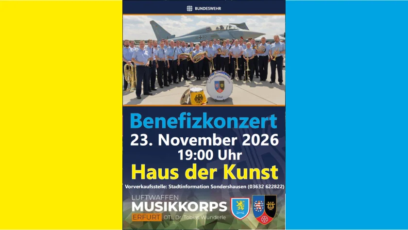 Benefizkonzert mit dem Luftwaffenmusikkorps Erfurt - 2026