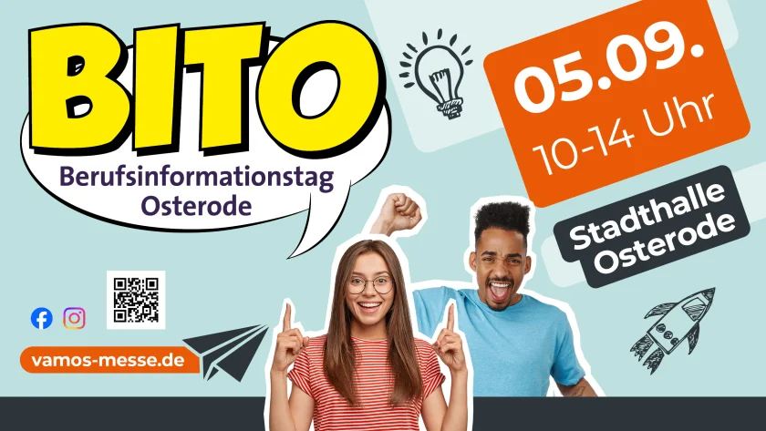 Berufsinformationstag Osterode (BITO) - DEIN WEG NACH DER SCHULE?FIND’S AUF DEM BITO 2026 RAUS!