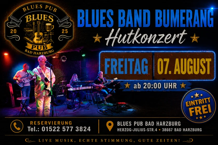 Blues Band Bumerang im Blues Pub