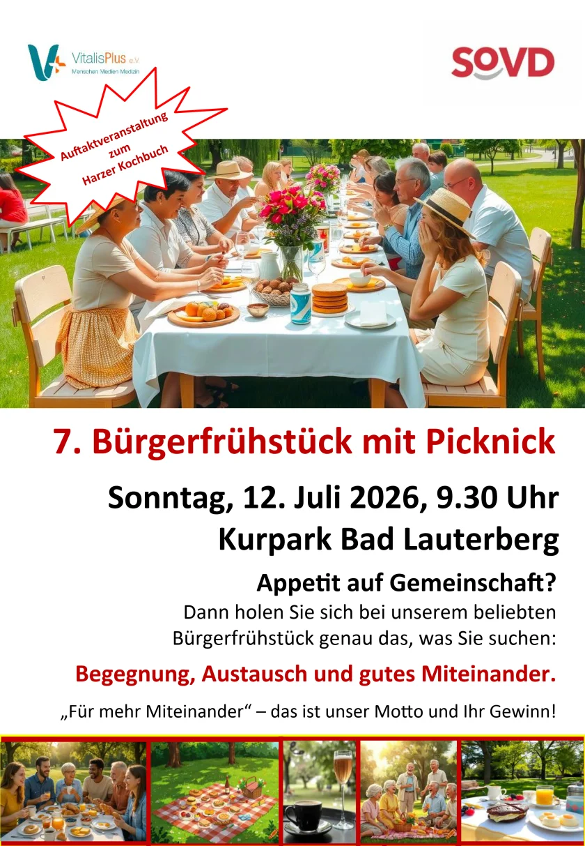 Bürgerfrühstück im Kurpark - 7. Bürgerfrühstück mit Picknick