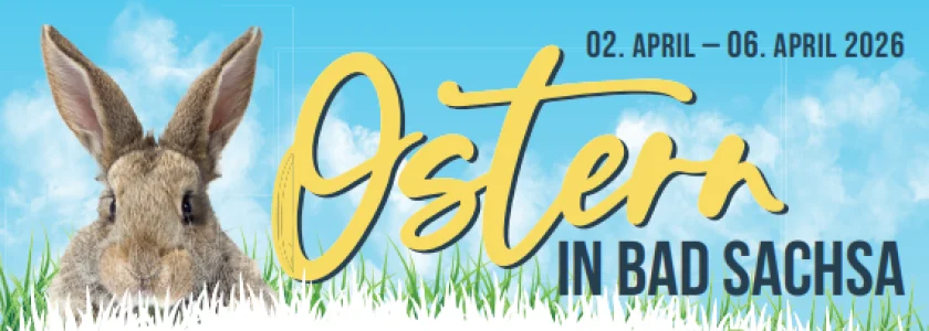 Buntes Osterprogramm 2026 - Dino-Nachmittag - Kurhaus Bad Sachsa - Am Ostersamstag,Ein Erlebnis für Groß- und Klein zur Osterzeit. Ab Gründonnerstag finden in Bad Sachsa und Umgebung wieder österliche Aktivitäten statt.
