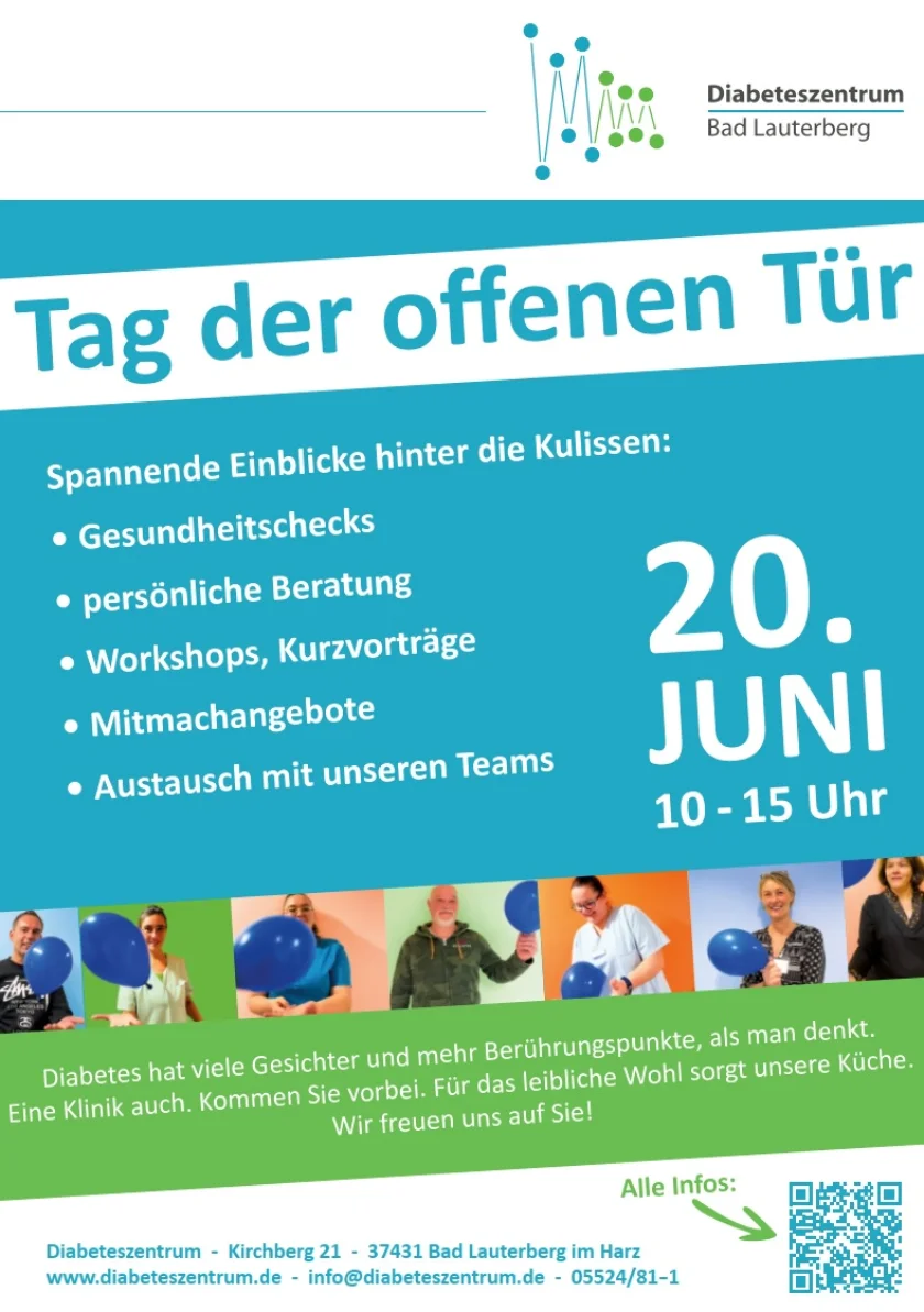 Diabeteszentrum - Tag der offenen Tür - Diabetes? Was hat das mit mir zu tun?