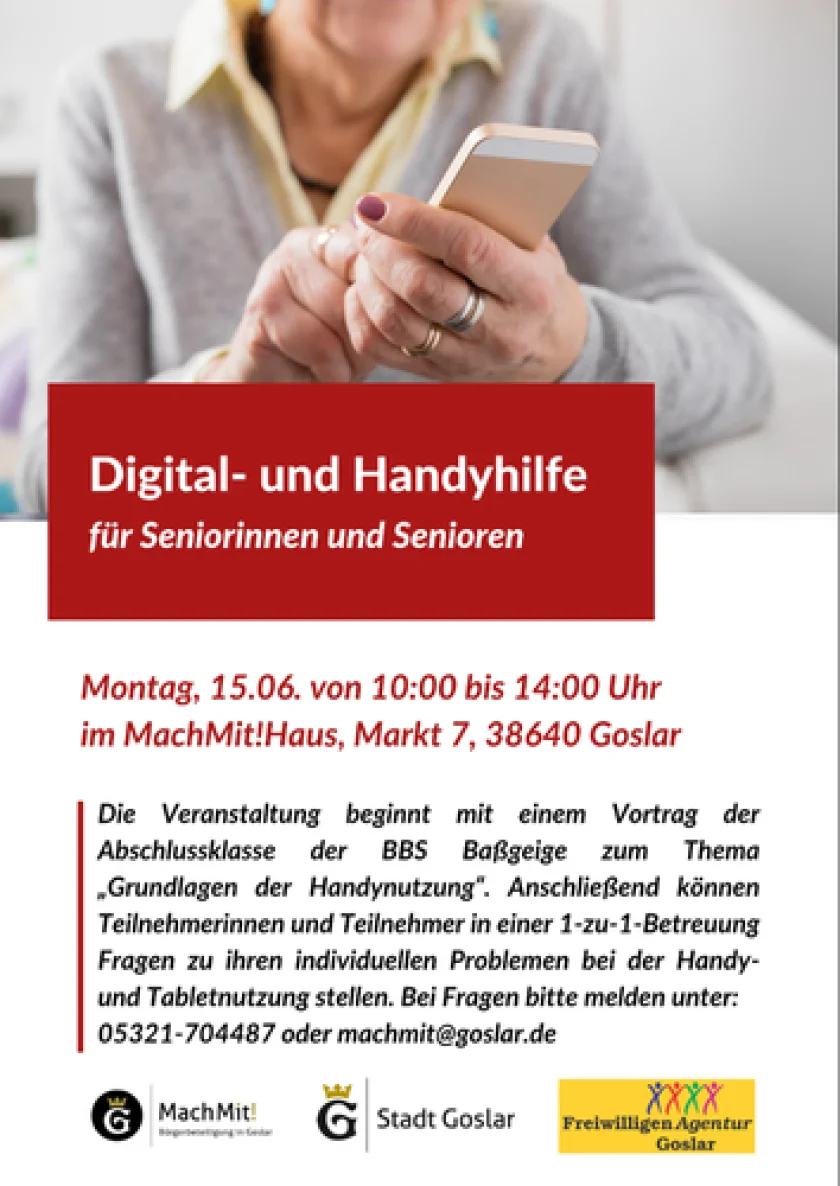 Digital- und Handyhilfe für Senioren im MachMit!Haus