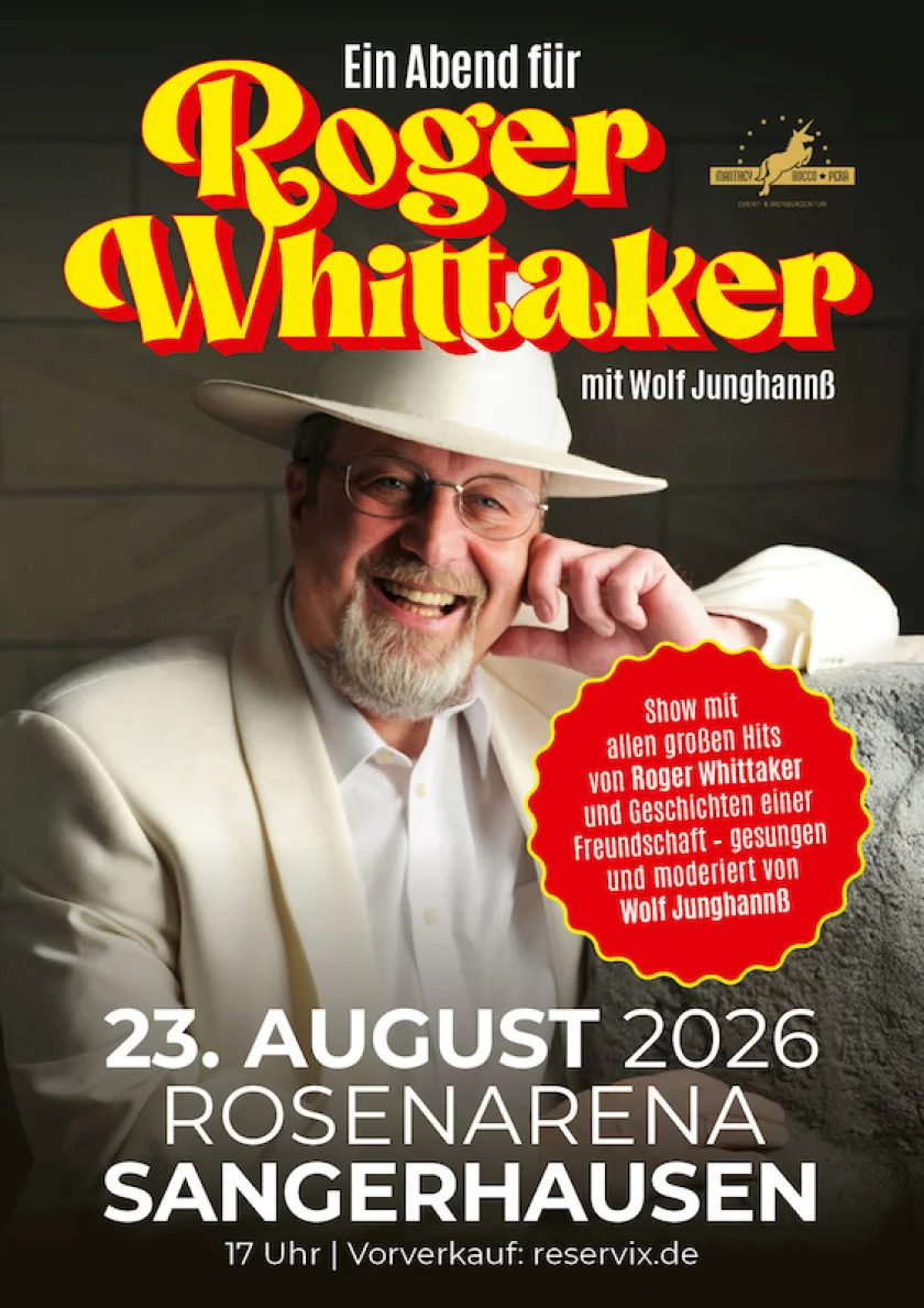 EIN ABEND FÜR ROGER WHITTAKER - gesungen und moderiert von Wolf Junghannß