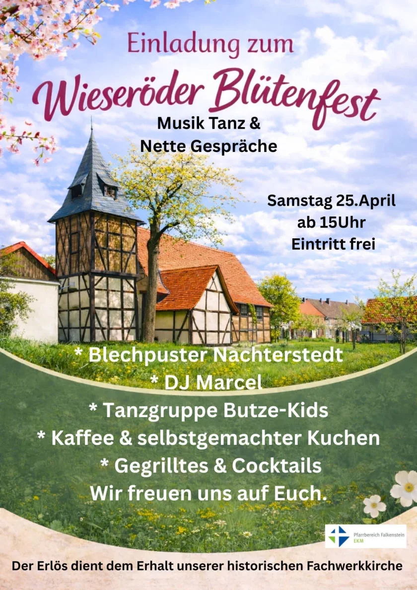 Einladung zum Wieseröder Blütenfest