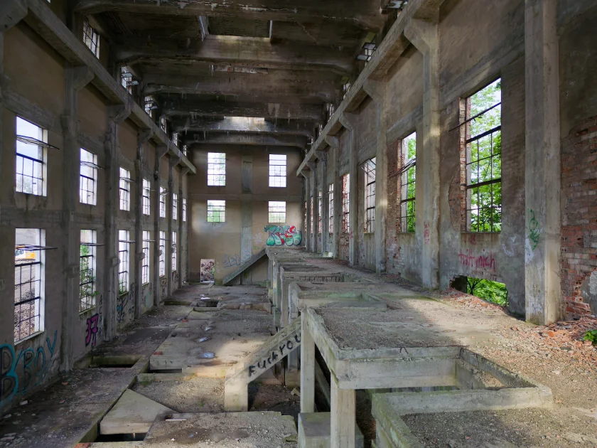 Exkursion durch die ehemalige Rüstungsfabrik "Werk Tanne", Chemische Fabrik Clausthal