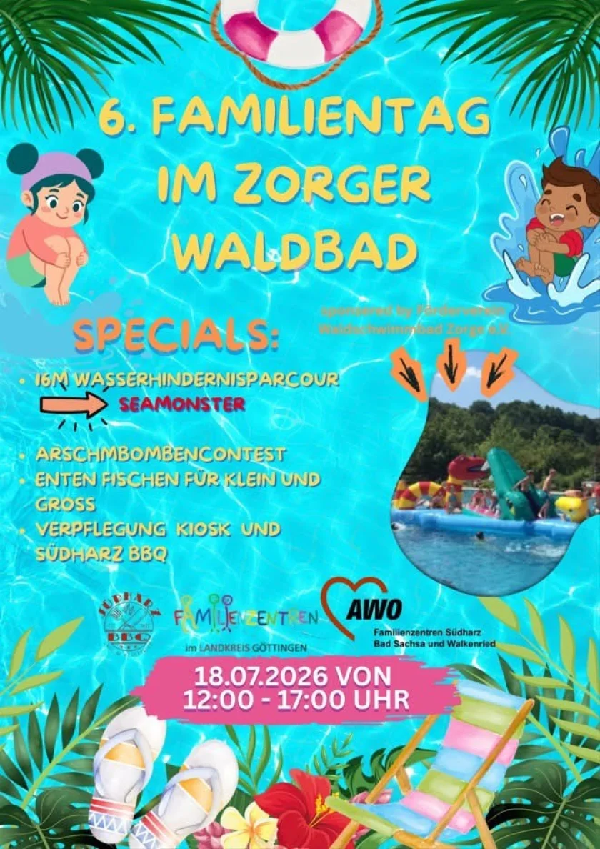 6. Familientag im Zorger Waldbad