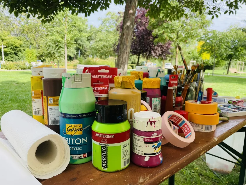 Ferienspaß- Malwerkstatt - Werdet kreativ mit Acryl und Wachs