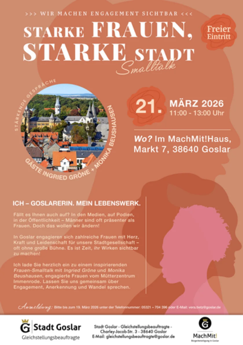 Frauen-Smalltalk "Ich-Goslarerin. Mein Lebenswerk"