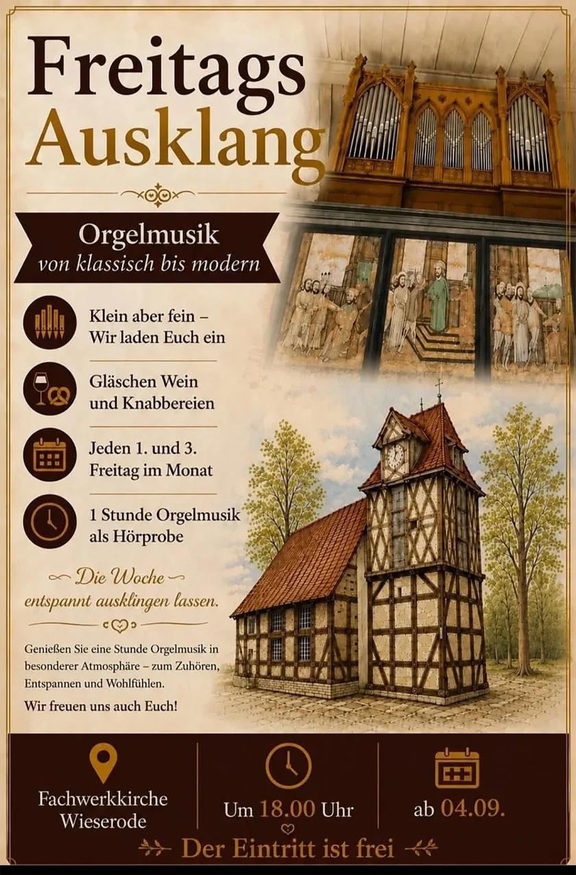 Freitags - Ausklang - Freitags - AusklangOrgelmusik von Klassisch bis modern