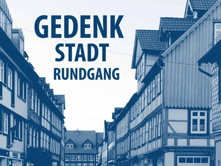 Gedenkstadtrundgang - Gedenkstadtrundgang, Montag, 9. November 2026, 10 Uhr»Die Wohn- und Geschäftshäuser jüdischer Familien in Wernigerode«
