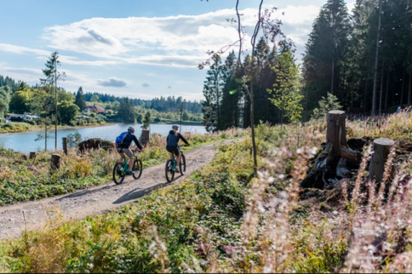 Geführte Mountainbike-Tour mit Fotostopps