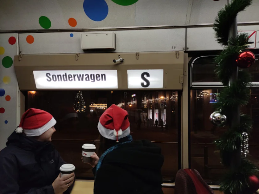 Glühweinfahrt mit der Halberstädter Straßenbahn