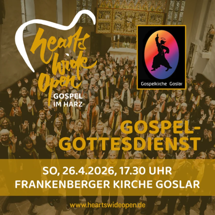 Gospelgottesdienst mit dem Gospelchor „Hearts Wide Open“