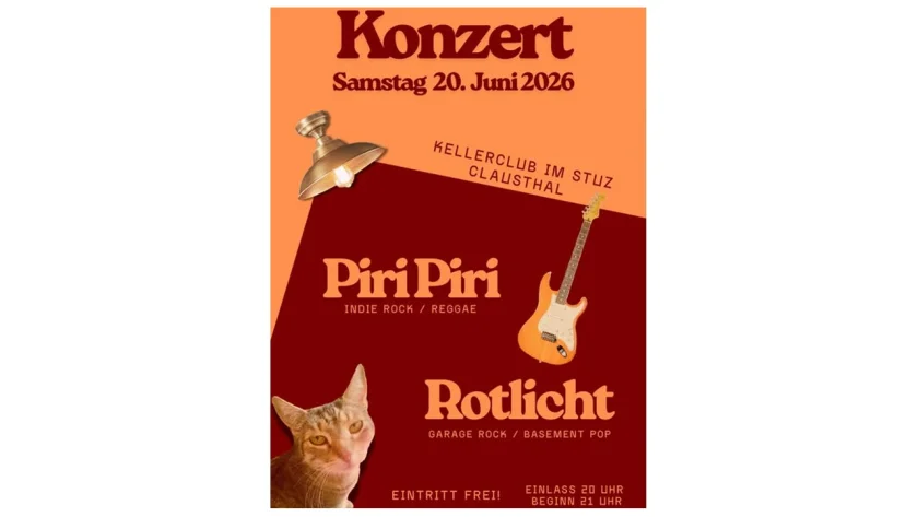 Gratiskonzert Piri Piri + Rotlicht