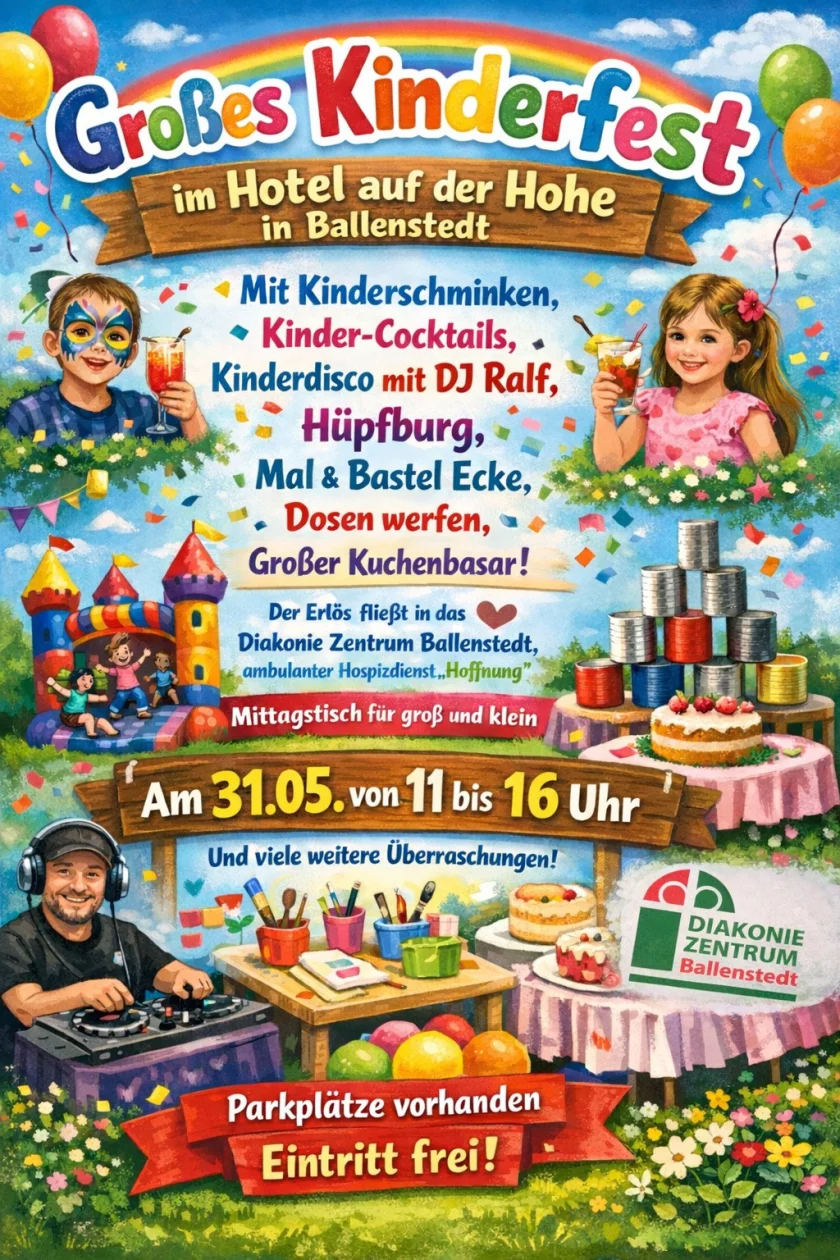 Großes Kinderfest - Kinderfest – Spiel, Spaß und Abenteuer für die ganze Familie! 🎉