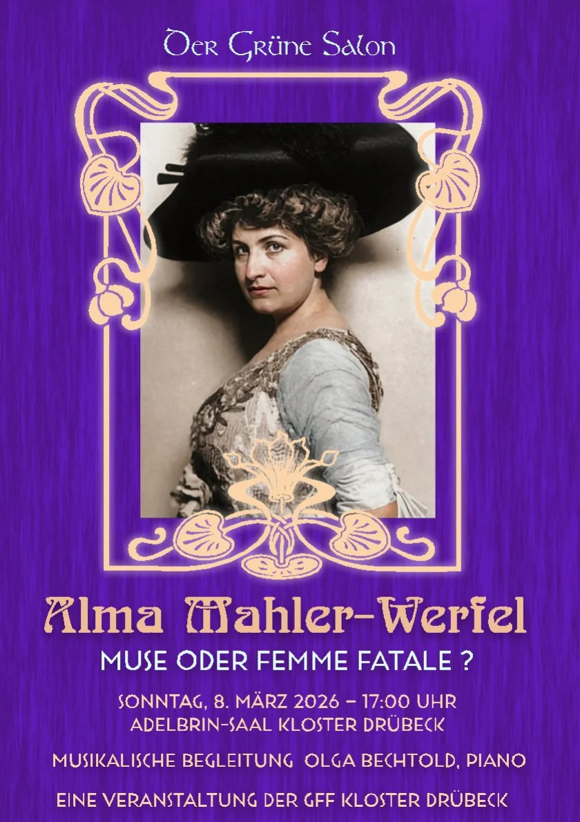Grüner Salon " Alma Mahler - Muse oder Femme fatale?"