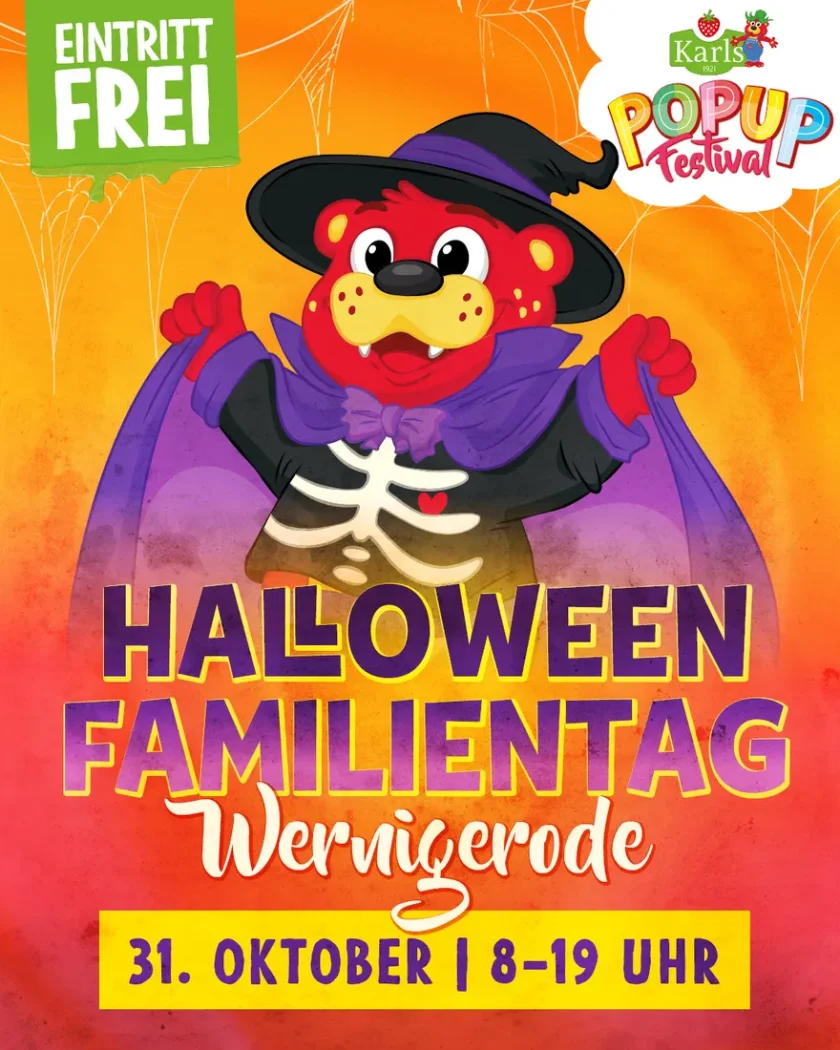 Halloween Familientag PopUp-Festival - bei Karls - Eintritt ist Frei