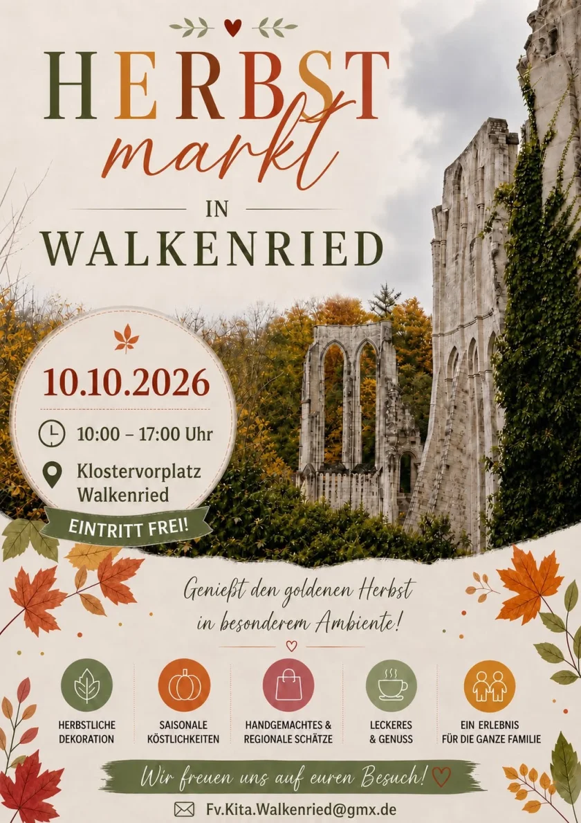 Herbst-Markt in Walkenried - Genießt den goldenen Herbst in besonderem Ambiente