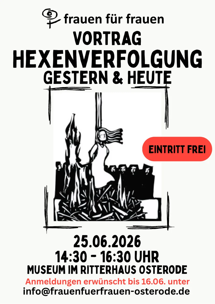 "Hexenverfolgung Gestern & Heute" Vortrag im Museum im Ritterhaus