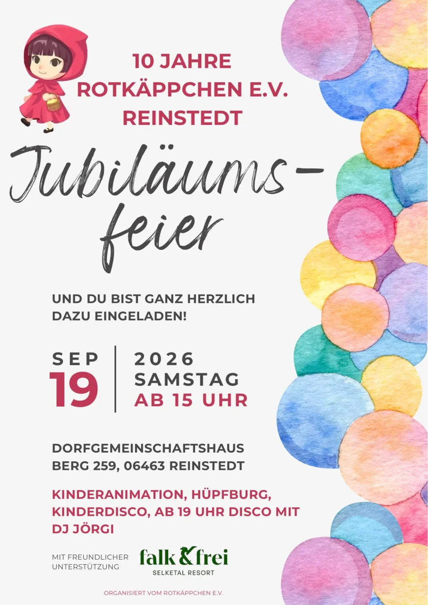 10 Jahre Rotkäppchen e.V.
