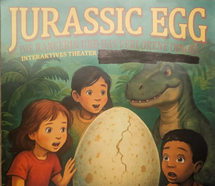 Jurassic Egg Die Rangerin und das Verlorene Dinoei - interaktives Theater - Spaß für die Kleinen und großen Entdecker!