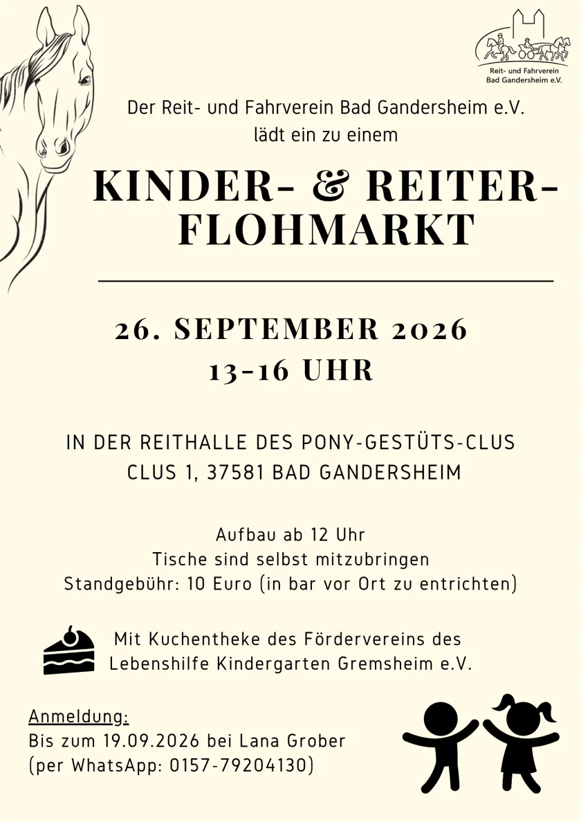 Kinder- und Reiterflohmarkt Reithalle Clus