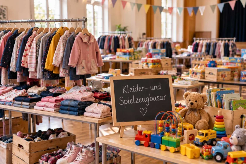 Kleider- und Spielzeugbasar