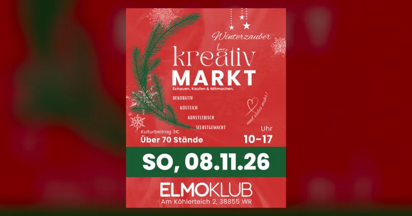KreativMarkt — Markt & Manufakturen - tagsüber im Elmoklub
