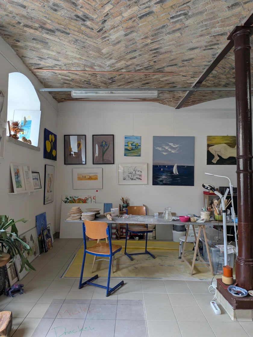 Kreativzeit im Atelier
