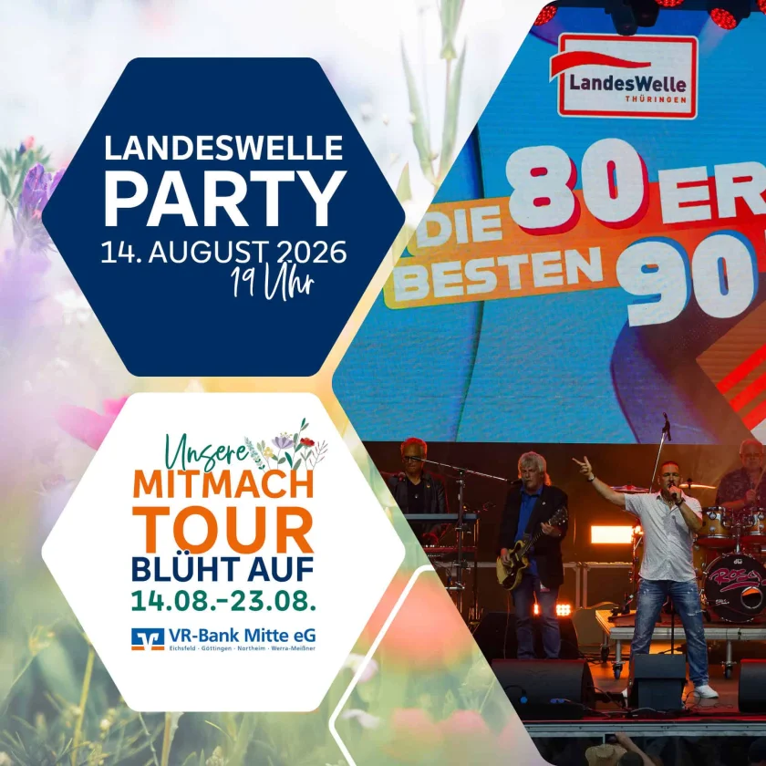 LandesWelle Thüringen Party auf der Landesgartenschau
