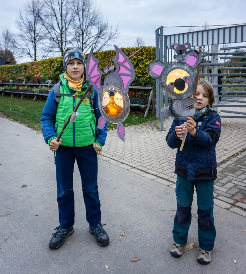 Laternenumzug im Bürgerpark