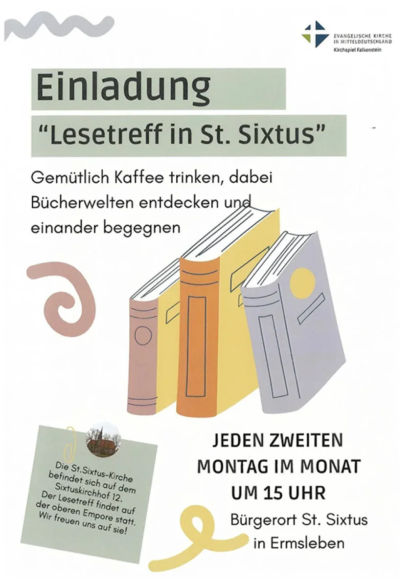 Lesetreff in der St. Sixtuskirche