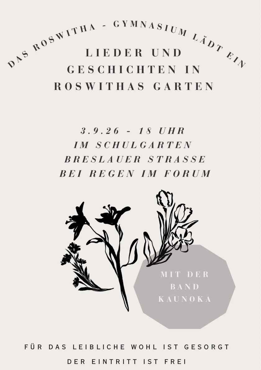 Lieder und Geschichten in Roswithas Garten