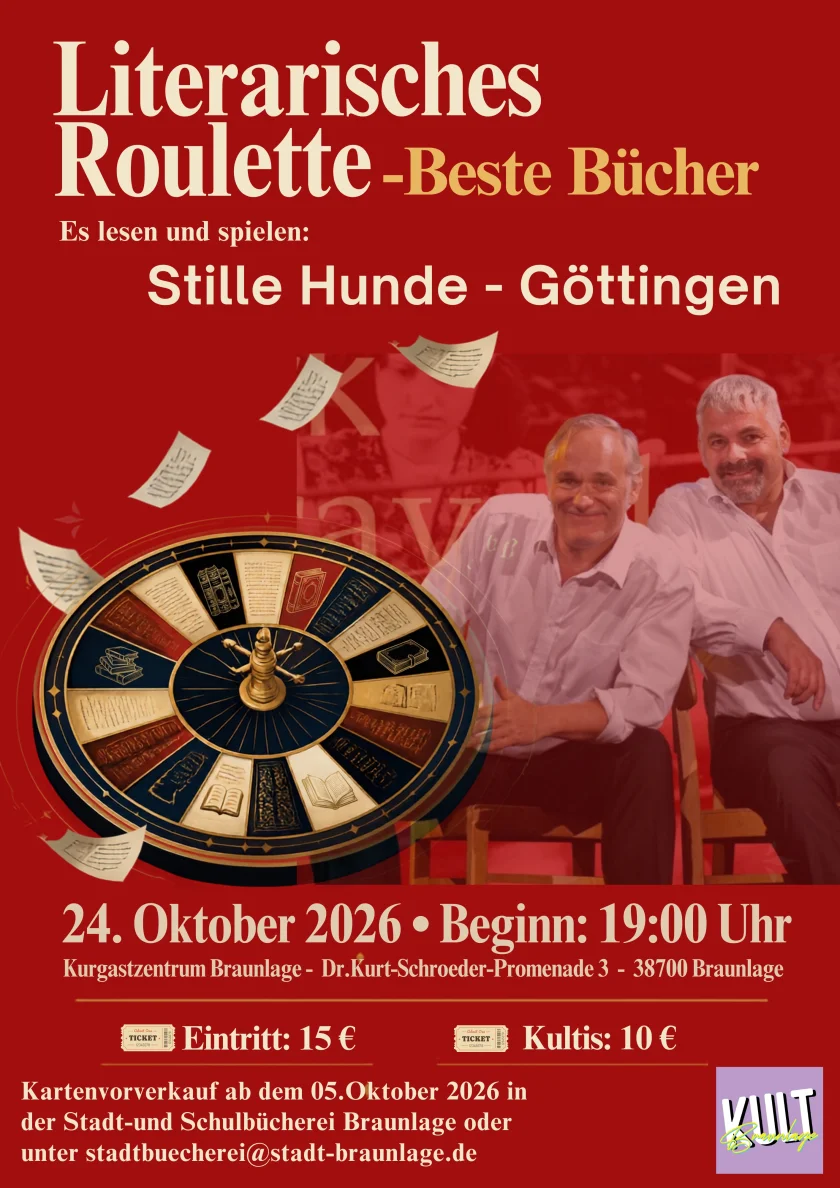 Literarisches Roulette-Beste Bücher, Es lesen und spielen: Stille Hunde - Göttingen
