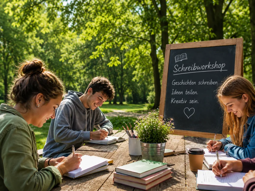 Literaturnachmittag - Gemeinsames Schreiben für Jung und Alt. - Gemeinsames Schreiben für Jung und Alt.