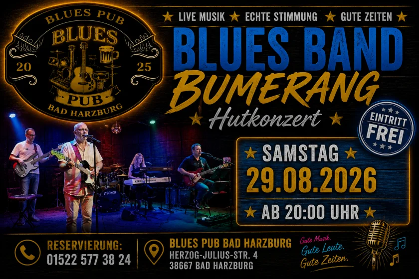 Live mit der Blues Band Bumerang