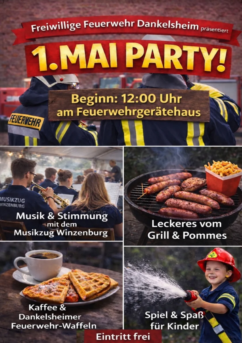 1. Mai Party der Feuerwehr Dankelsheim