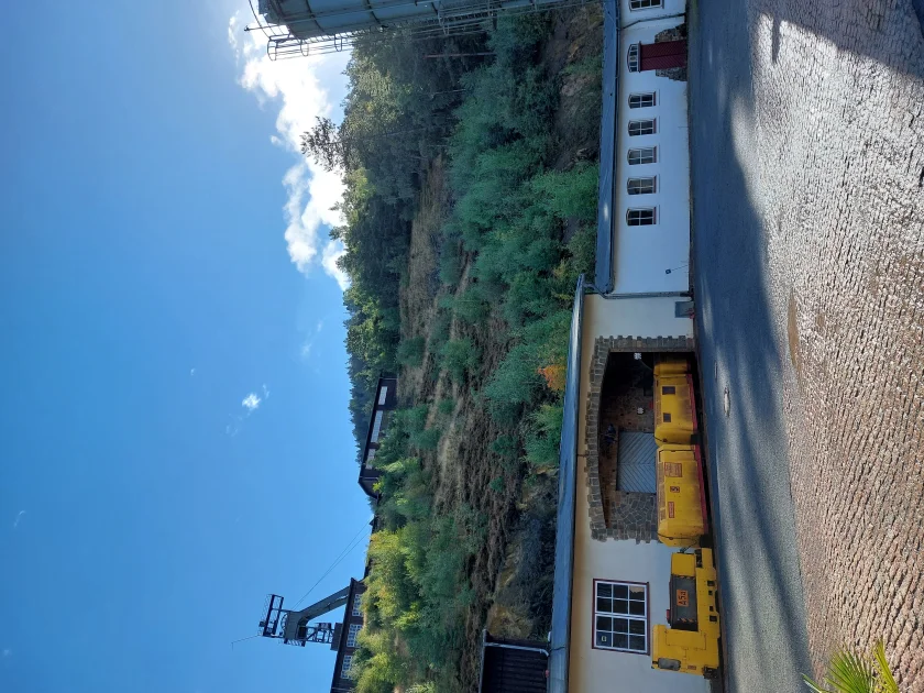 Mit der Grubenbahn vor Ort - Auf zum Schichtbeginn