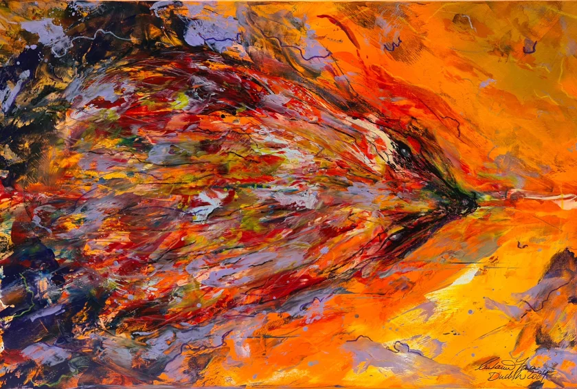 „MOMENTUM – Innehalten in Farbe“ – Melanie Kuna-Drechsler - Ausstellung „MOMENTUM – Innehalten in Farbe“ in der Rektoratsvilla auf dem Wernigeröder Campus