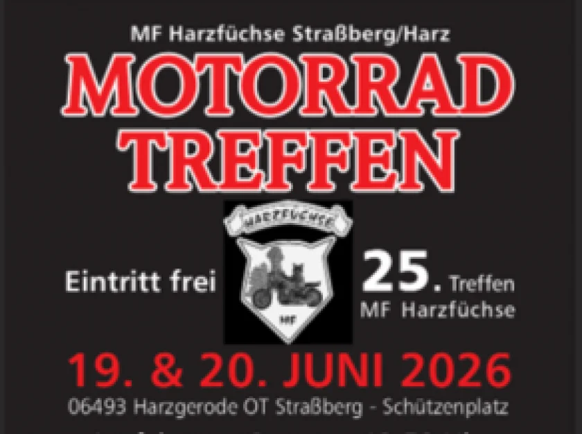 25. Motorradtreffen MF Harzfüchse