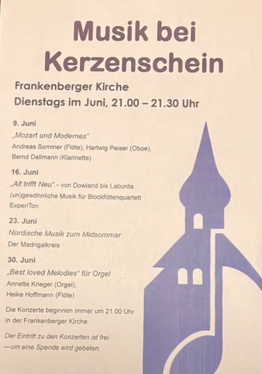 Musik bei Kerzenschein