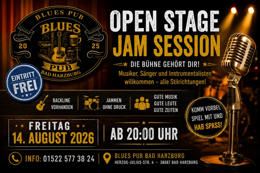 Open Stage im Blues Pub
