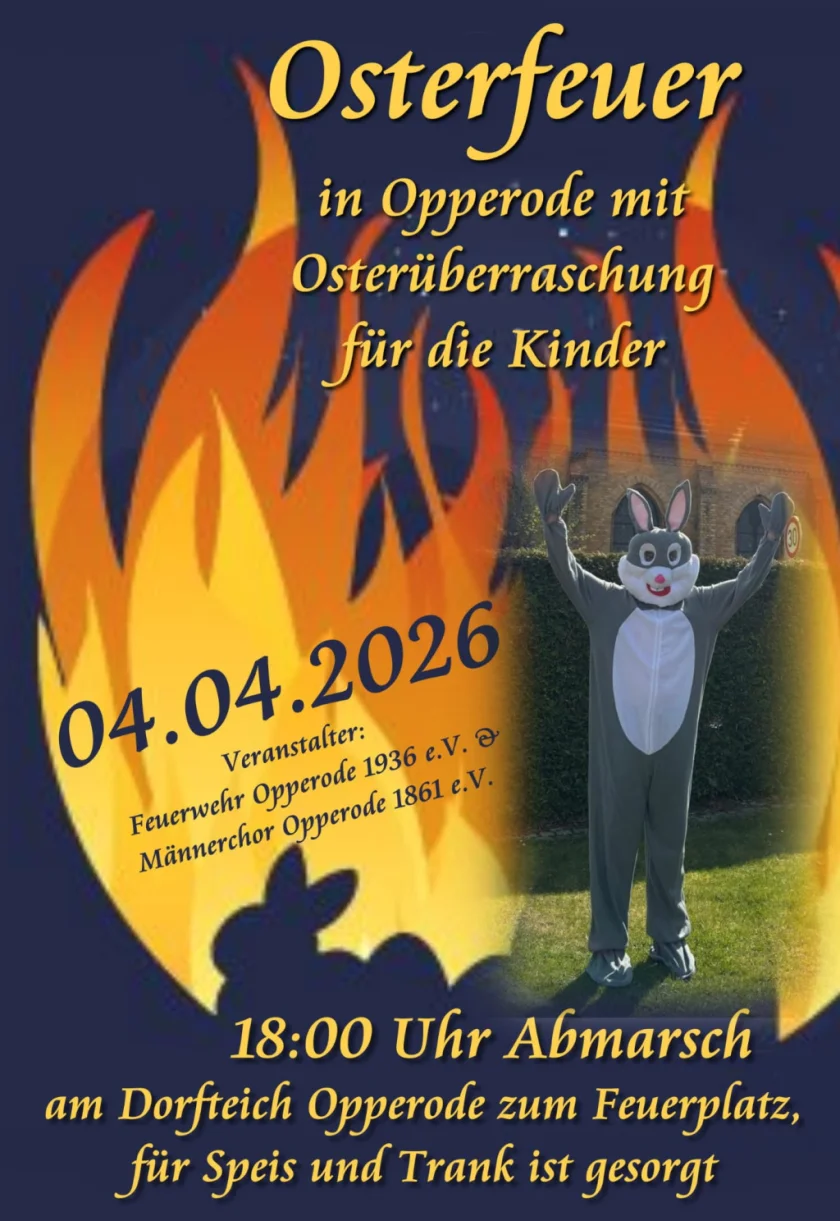 Osterfeuer Opperode