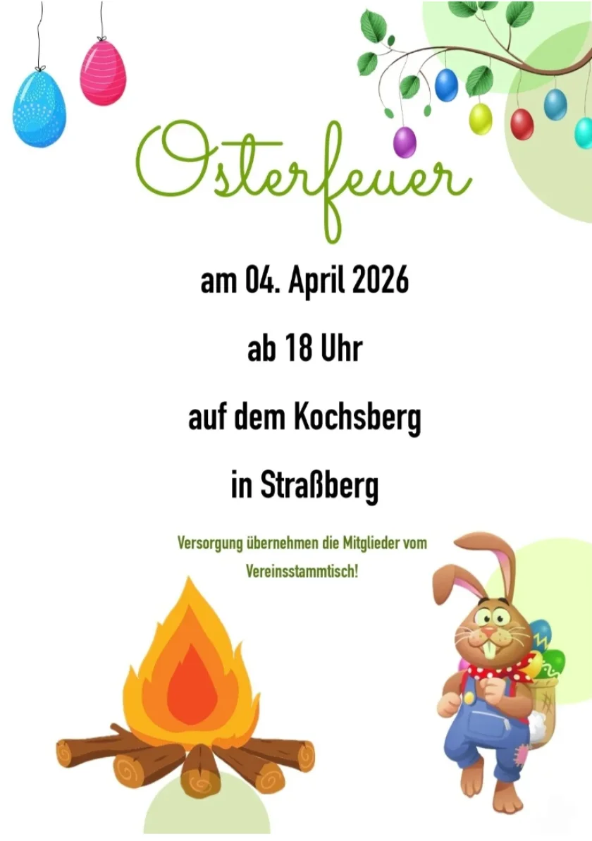 Osterfeuer Straßberg