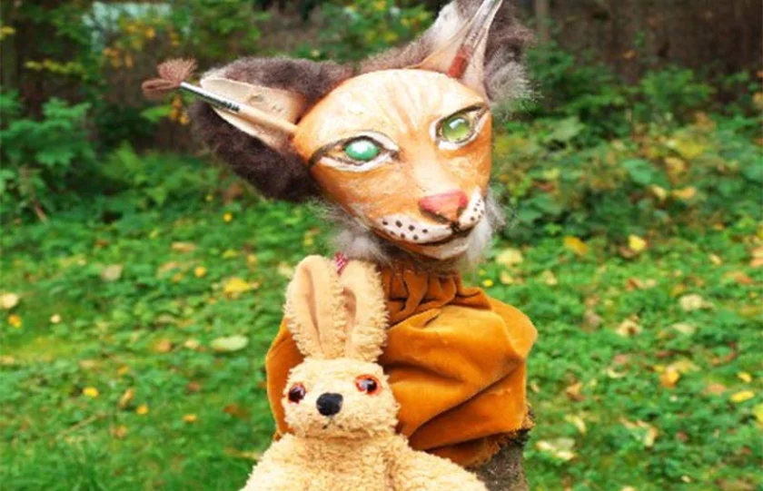 Puppentheater im Bürgerpark "Wo sich Luchs und Hase Gute Nacht sagen"