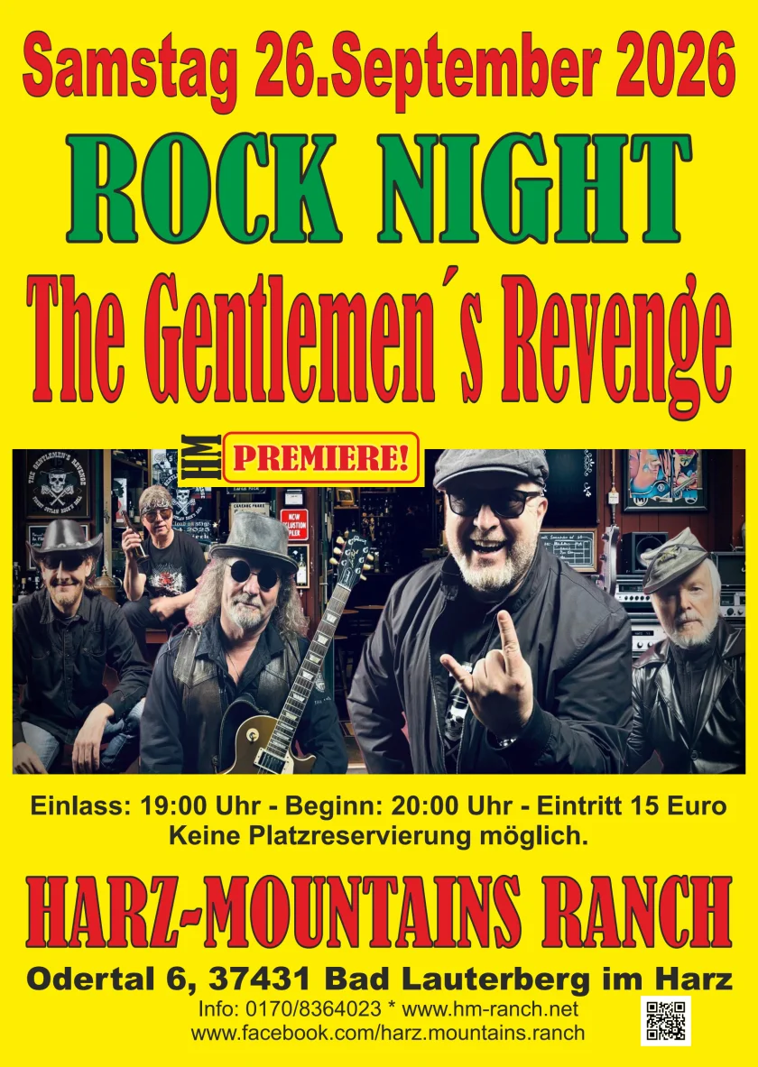 Rock Night - The Gentlemen's Revenge